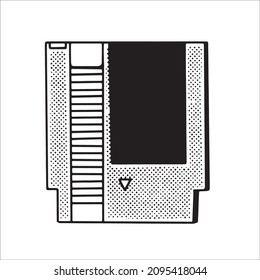 retro video game console vector illustration set. collection of different nostalgic old systems and handhelds. rom emulation, old game cartridges, isolated hand drawn graphics