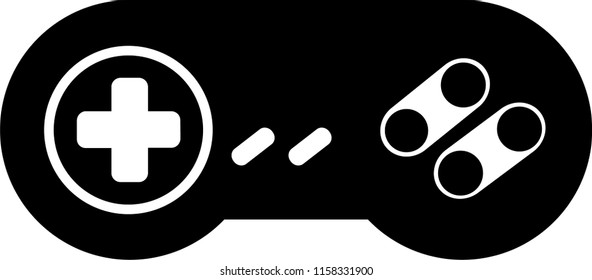 Retro video game controller joypad vector. Retro Gaming Concept.