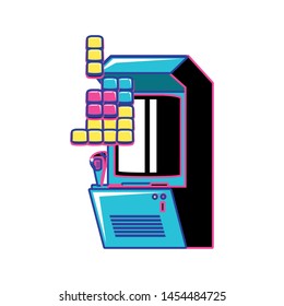 retro video game machine icon