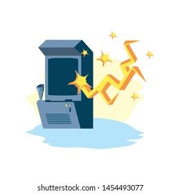 retro video game machine icon