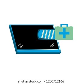 retro video game portable device