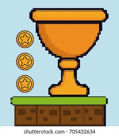 retro video games design 