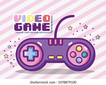 Retro videogame cartoons