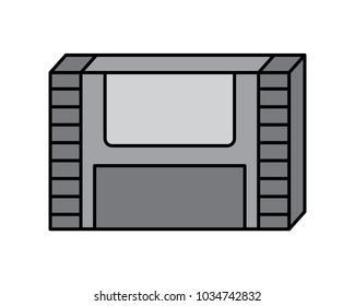 retro videogame cassette device electronic
