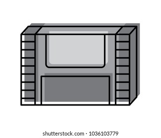 retro videogame cassette device electronic