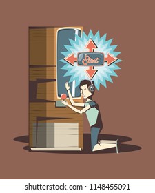 Retro videogames design