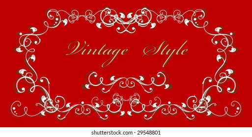 retro vignette