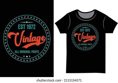 


Retro Vintage 50th Birthday SVG t-shirt design. Design Gift Idea Tee Shirts, 
Birthday Gift for the 1970s, svg