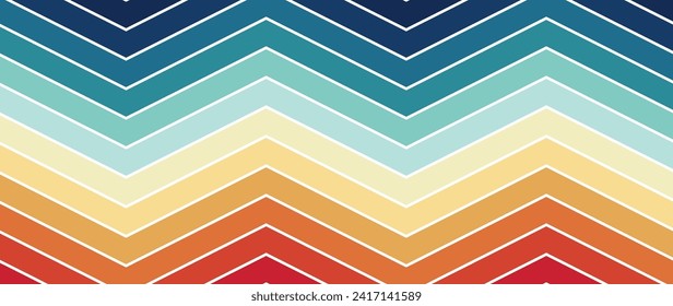 retro vintage 70s style stripes background poster lines. shapes vector design graphic 1970s retro background. abstract stylish 70s era line frame illustration	