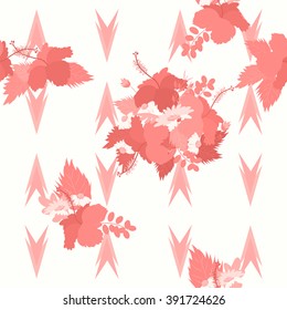 Retro vintage 80 Memphis style of fashion illustration. Seamless pattern vector illustration 