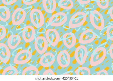 Retro vintage 80 Memphis style of fashion illustration. Seamless abstract vector illustration background.