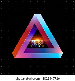 Retro vintage 80s or 90s geometric style abstract background. Good design for textile t-shirt print design, flyer and poster background. Futuristic vector illustration in bright neon colors.