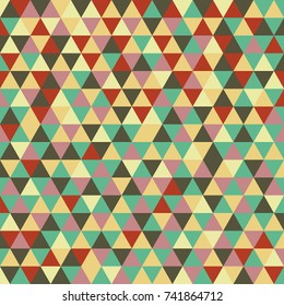 retro vintage abstract triangle background use for print web and fashion