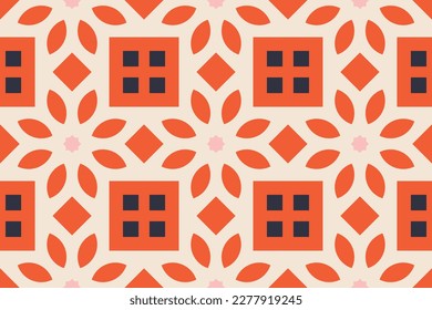 Retro Vintage Antique Abstract Wallpaper Background Seamless Endless Pattern