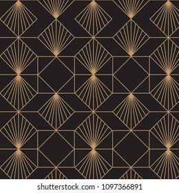 Retro, vintage, art deco, elegant vector background. 
