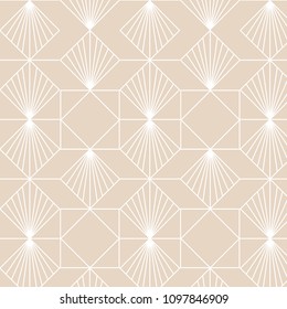 Retro, vintage, art deco pattern. Vector art.