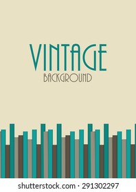 Retro Vintage Background Template Vector Illustration EPS10