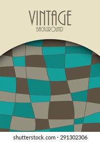 Retro Vintage Background Template Vector Illustration EPS10