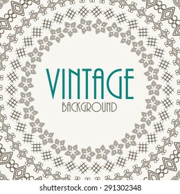 Retro Vintage Background Template Vector Illustration EPS10