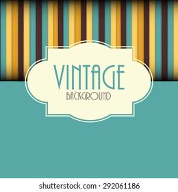 Retro Vintage Background Template Vector Illustration EPS10