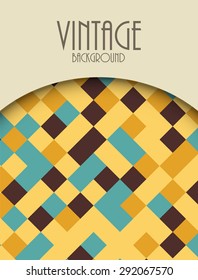 Retro Vintage Background Template Vector Illustration EPS10