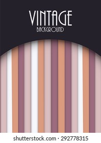 Retro Vintage Background Template Vector Illustration EPS10