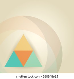 Retro  vintage background, vector illustration. Design templates. Vintage frames and backgrounds.