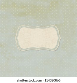 Retro Vintage Badge, Vintage Background, Vector Illustration