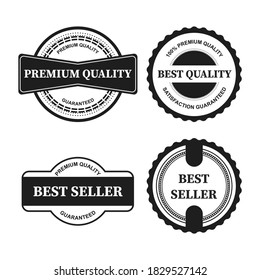 Retro vintage badge and label collection