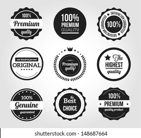 Retro Vintage Badges and Labels