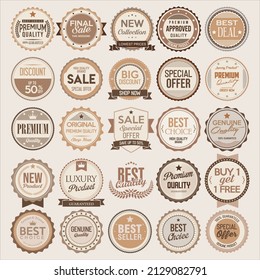 Retro vintage badges and labels 