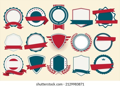 Retro vintage badges and labels 