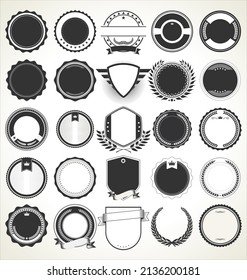 Retro vintage badges and labels 