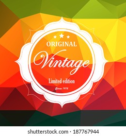 Retro vintage badges .Vector Design