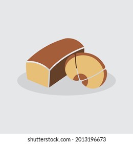 Retro vintage bakery logo badge and label.