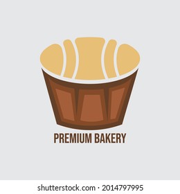 Retro vintage bakery logo badge and label.