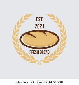 Retro vintage bakery logo badge and label.
