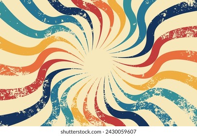 Retro vintage banner background vector