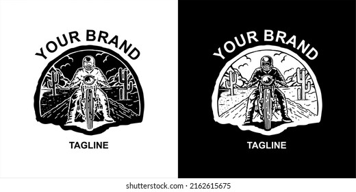 retro vintage caferacer tshirt design