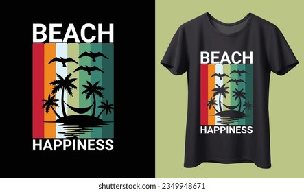 Retro vintage California sunset  badges on black background graphics for t-shirts and other print production. Vector illustration for design. 70s-style concept