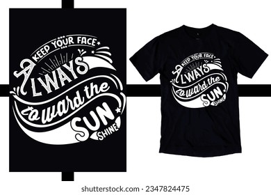 Retro vintage California sunset logo shirt badges on black background graphics for t-shirts and other print production. Vector illustration for design. 