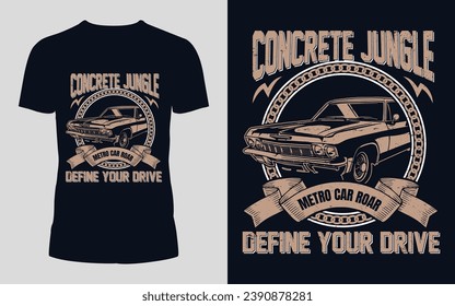 Retro Vintage Car T-shirt ,, Classic Car T-shirt Design