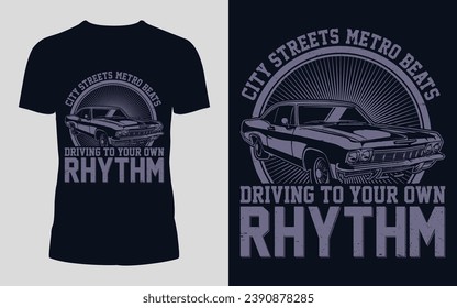 Retro Vintage Car T-shirt ,, Classic Car T-shirt Design