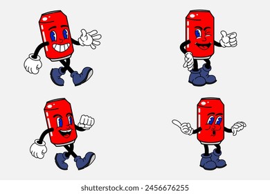 Retro Vintage Cartoon Mascot Oldiest