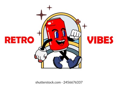 Retro Vintage Cartoon Mascot Oldiest