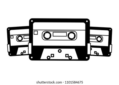retro vintage cassette tape record music
