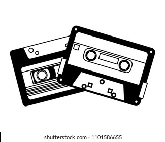 retro vintage cassette tape record music