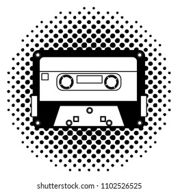 retro vintage cassette tape record music