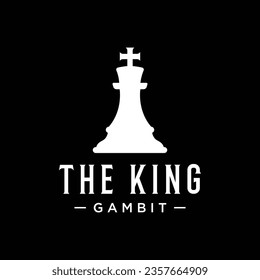 Retro vintage chess club logo design.Logo for tournament, badge, sport.