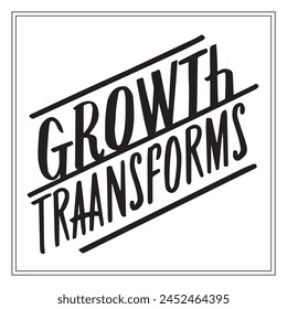 retro vintage Christian bible quote typography design growth transform 